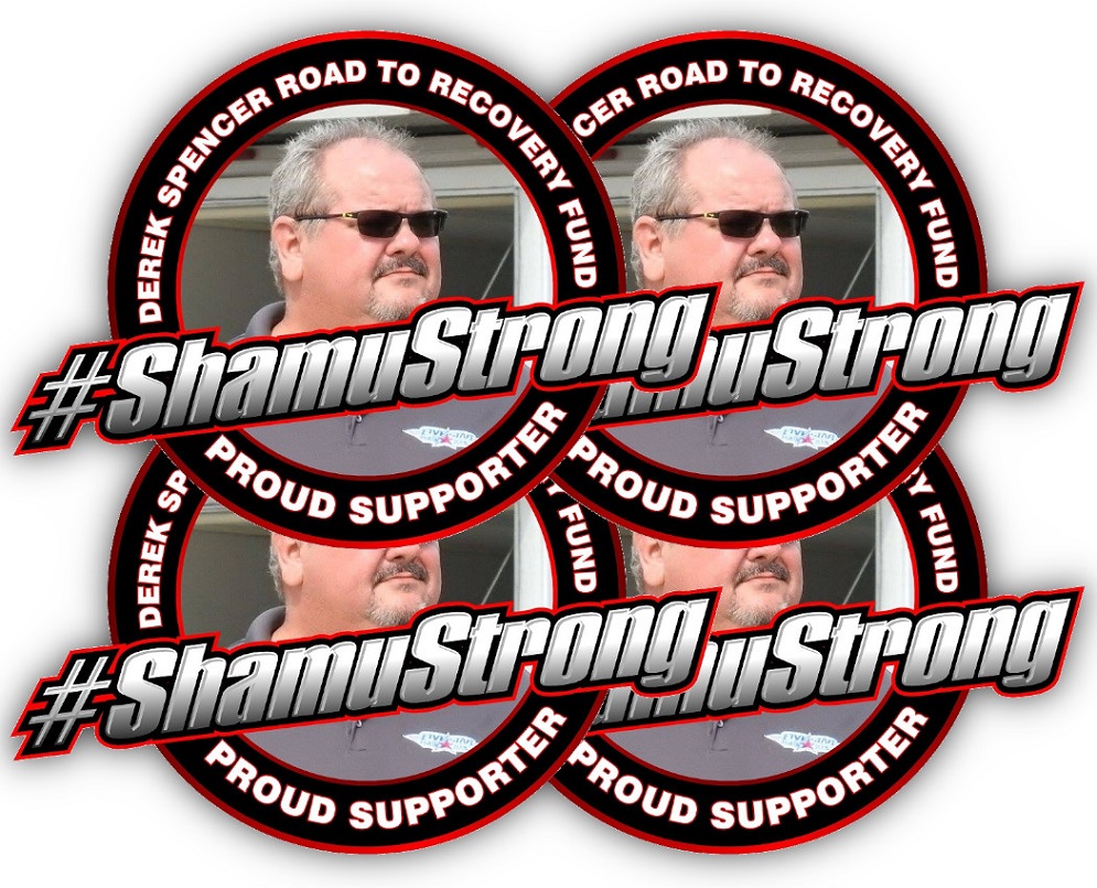 #SHAMUSTRONG RACING DECAL 4.5IN H X 6IN W (4 PIECES)