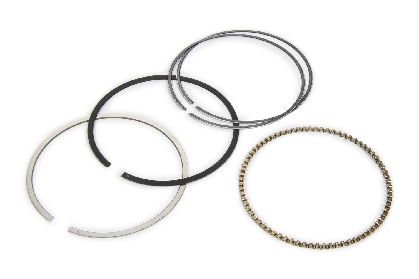 Piston Rings Standard Tension Stainless Steel 1.2 x 1.2 x 3.0 mm Thick 8 Cylinder Kit 4.025 in Bore