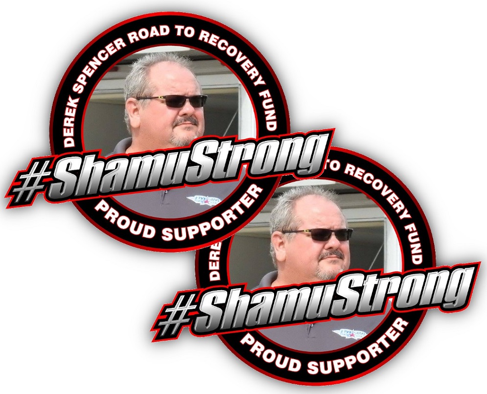 #SHAMUSTRONG RACING DECAL 4.5IN H X 6IN W (2 PIECES)
