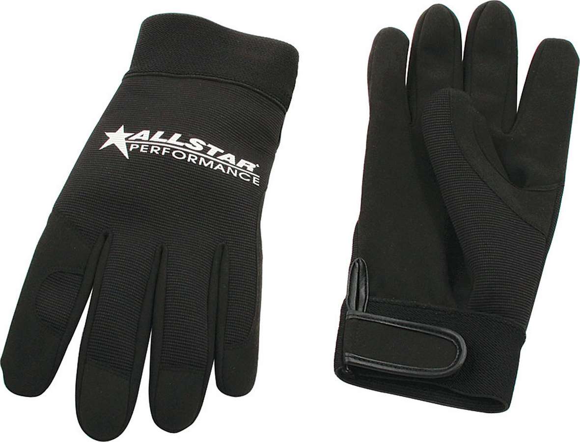 Allstar Performance ALL12024 Black Medium Nitrile Gloves, Pack of 100